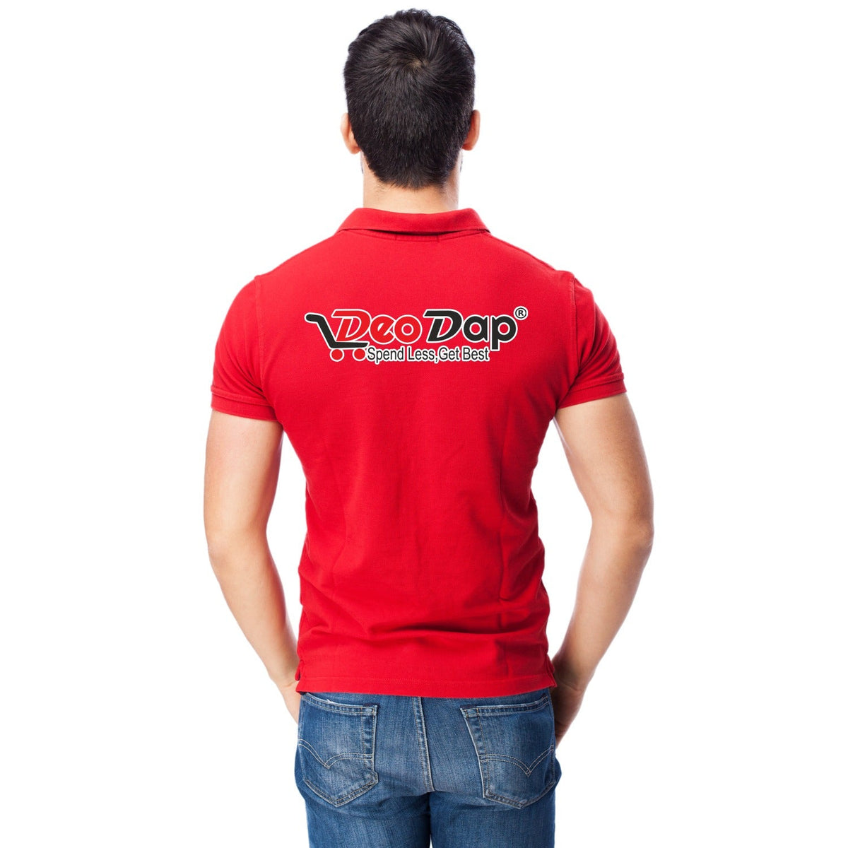 Simple image of a white T-shirt, presented clearly from the front.