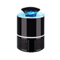 FlyTamer electric mosquito killer lamp, a sleek black device with a blue light, effectively trapping insects.