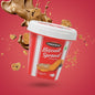 Chocotown Caramelised Biscuit Spread in a jar, showcasing its smooth, creamy texture.