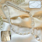 Luxury crystal pearl beaded curtain tieback with teardrop pendant