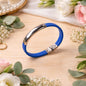 Premium fancy wrist bracelet with stylish silicone and metal finish