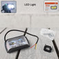 6 Mode LED Ultra Mini Fog Light front view with dual lenses