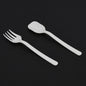 A pack of Quickslice disposable plastic forks and spoons, ideal for party supplies.