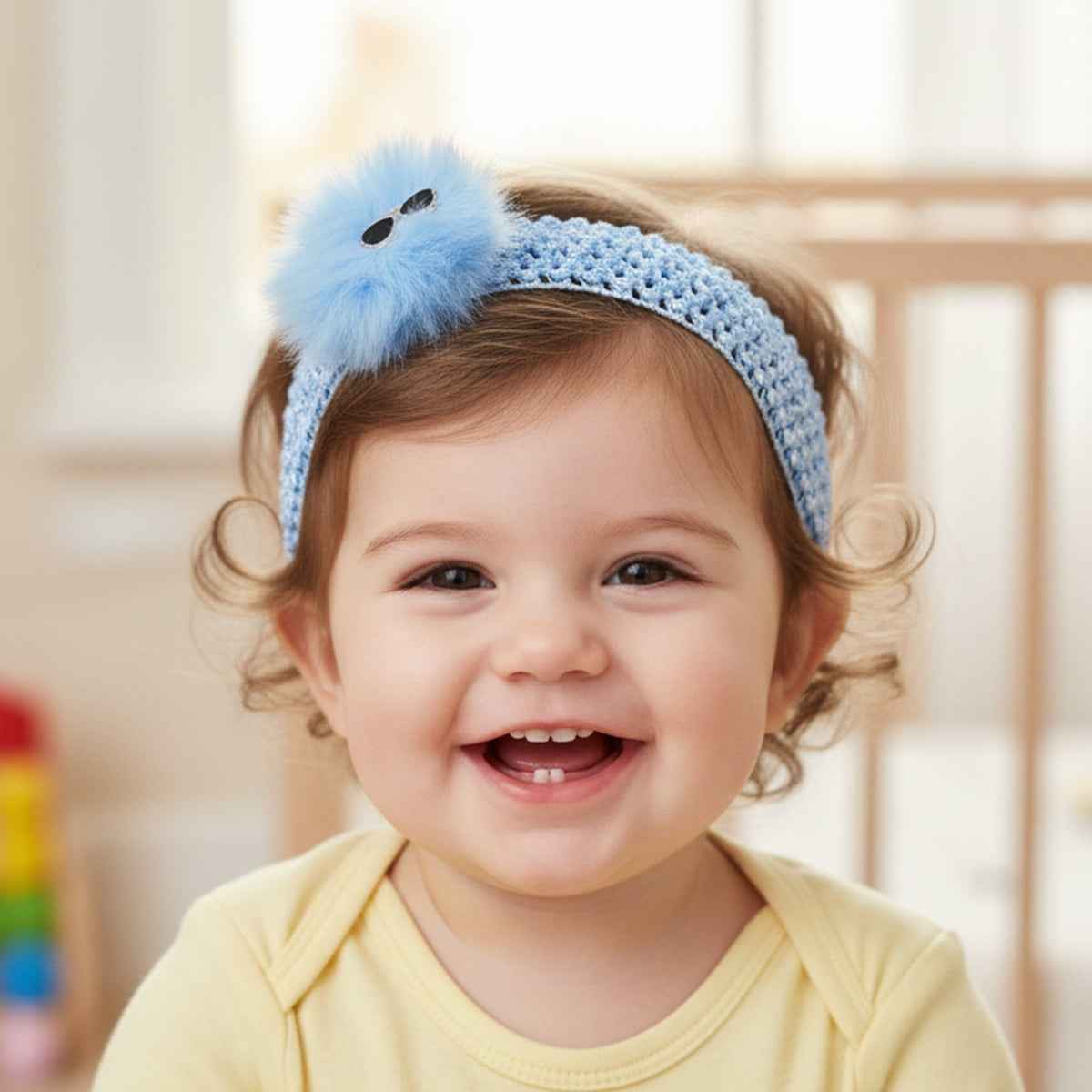 Lightweight elastic hair accessory for infant girls