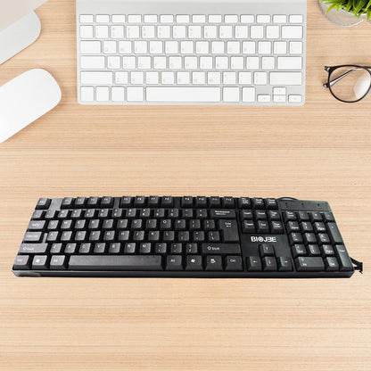 Rear view of the Wired USB Keyboard, showing the integrated USB cable.
