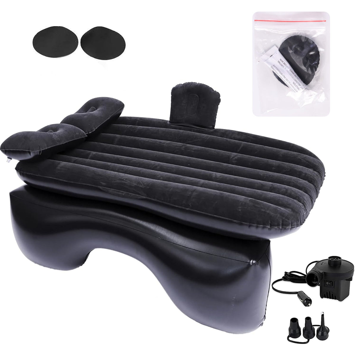 Easy to inflate inflatable car air mattress for restful journey breaks