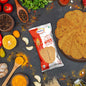 Maniarr's Healthy Indian Snack, Masala Mini Slim Bites 58g pack.