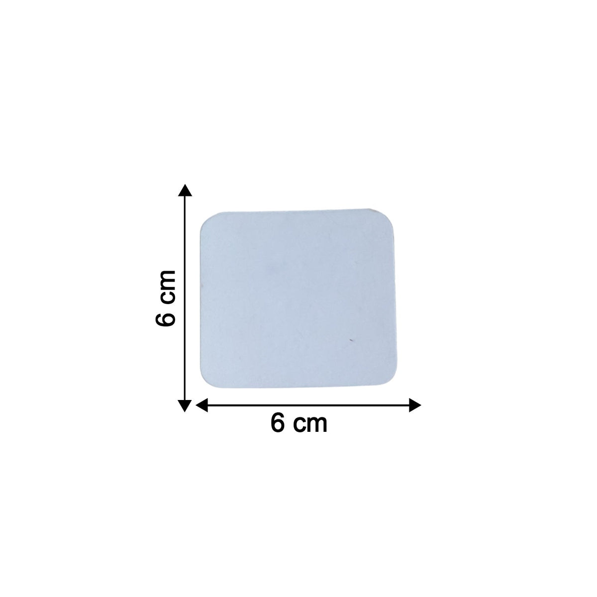 Size guide for nano adhesive gel pad