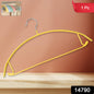 Multipurpose metal clothes hanger for shirts and garments