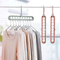 Indo Glow 9-hole space-saving hanger, perfect for maximising wardrobe capacity.