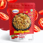 Maniarr's Tomato Roasted Multigrain Mixture pack showcasing its tangy flavor and healthy ingredients.