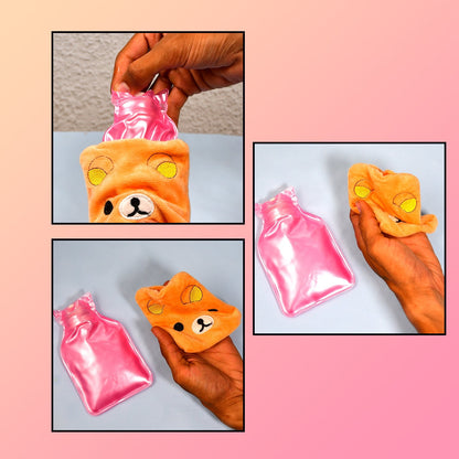 Cute panda heating bag with leakproof design