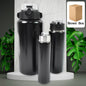 Image of a 3-piece Stainless Steel Insulated Water Bottle Set with different lids.