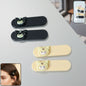 Set of 4 cartoon character hair clips with cute snap design