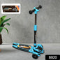 Adjustable handlebar on kids kick scooter for ages 2 to 12