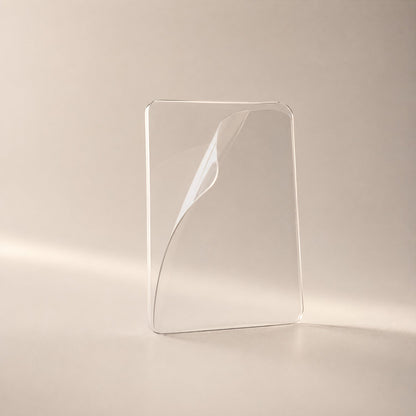 White background showing transparent double side adhesive gel pads