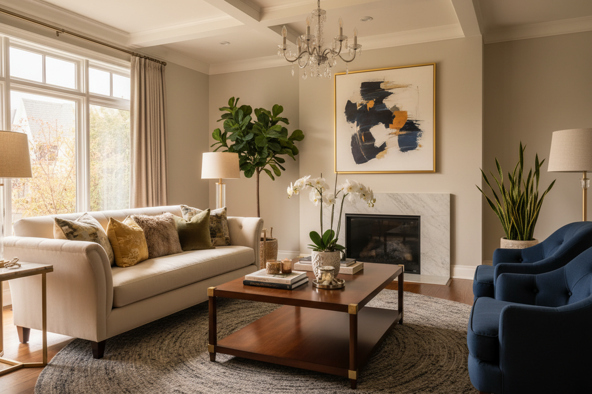 Elegant Home Decor Living Room