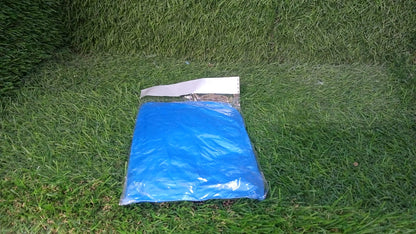 Pocket-sized disposable raincoat, perfect for Indian monsoon travel and outdoor events.