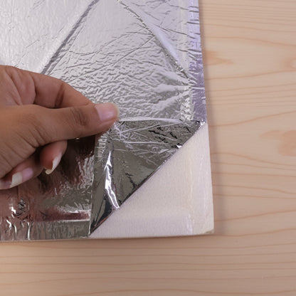Soft pink padded wall insulation panel
